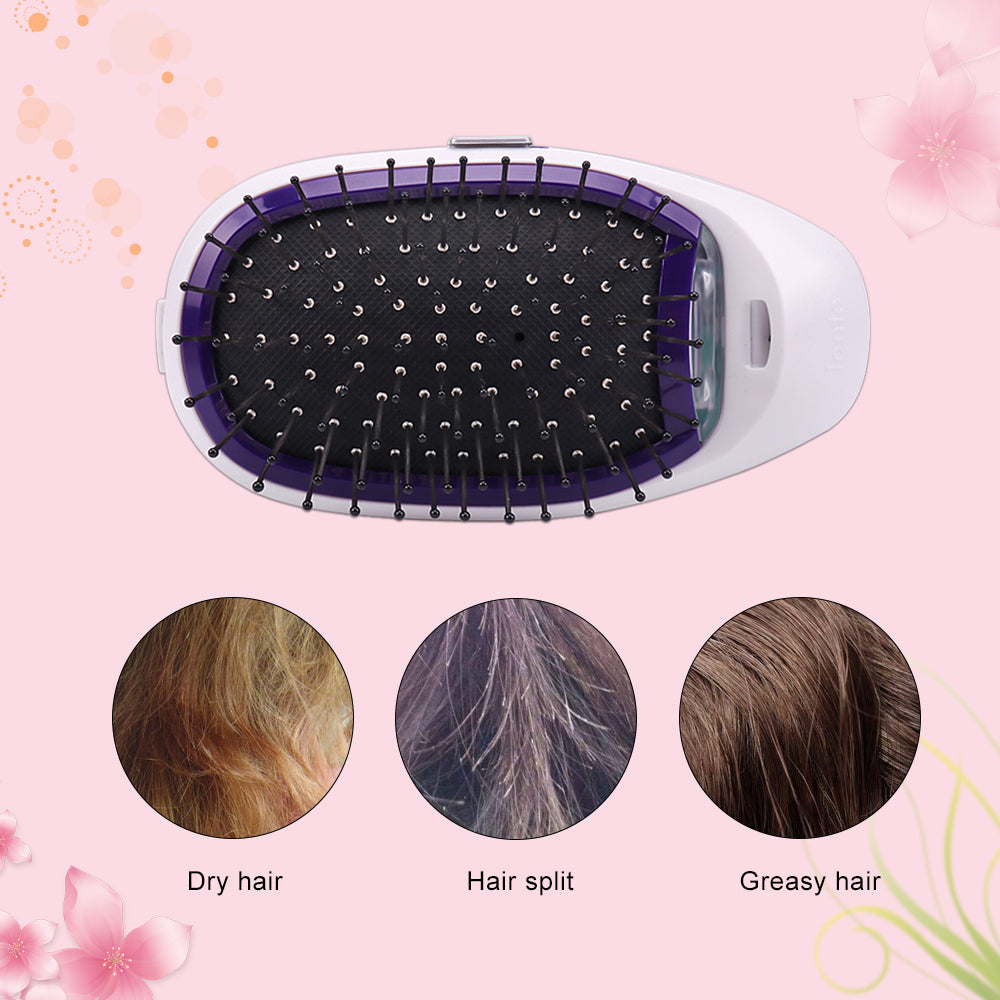 Portable Electric Ionic Styling Hairbrush - Beauty Ava