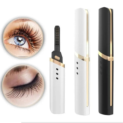 Mini Electric Makeup Sets Tools Plastic Heated Eyelash Curler