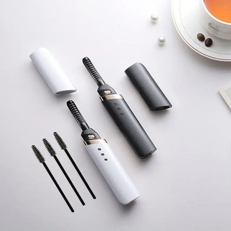 Mini Electric Makeup Sets Tools Plastic Heated Eyelash Curler